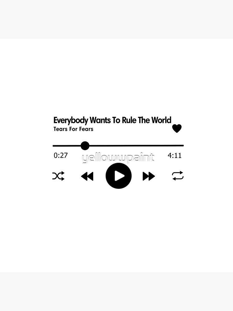 Tears For Fears - Everybody Wants To Rule The World (Lyrics) 