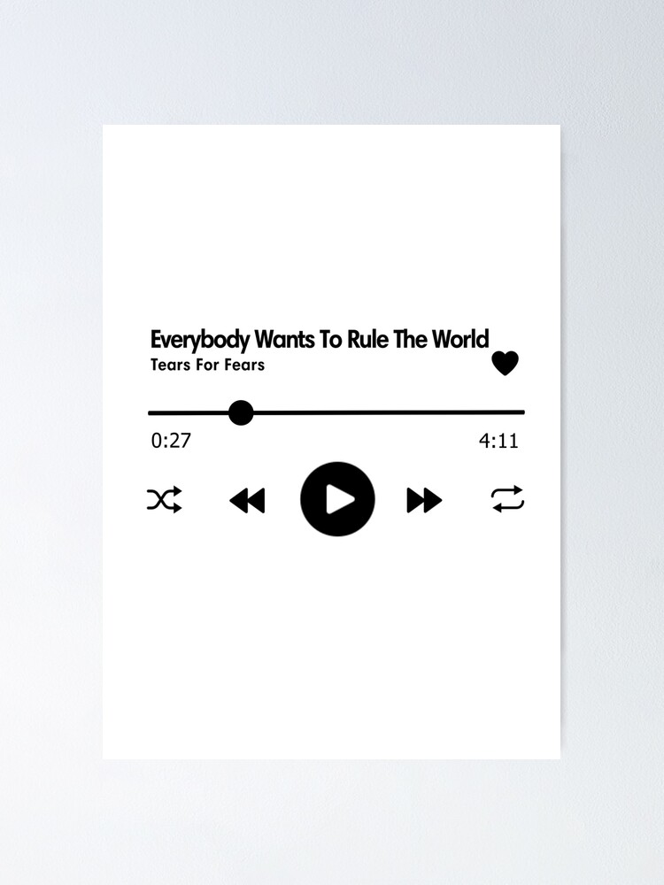 Tears For Fears - Everybody Wants To Rule The World (Lyrics) 