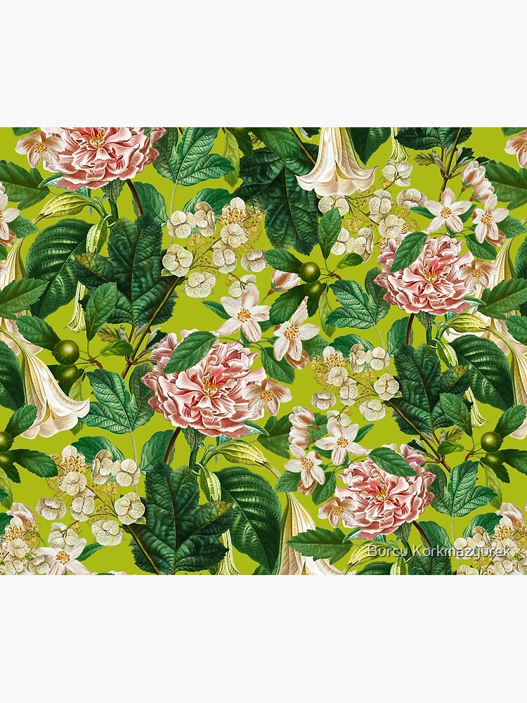 Thumbnail 3 of 3, Tapestry, Green Summer Garden designed and sold by Burcu Korkmazyurek.