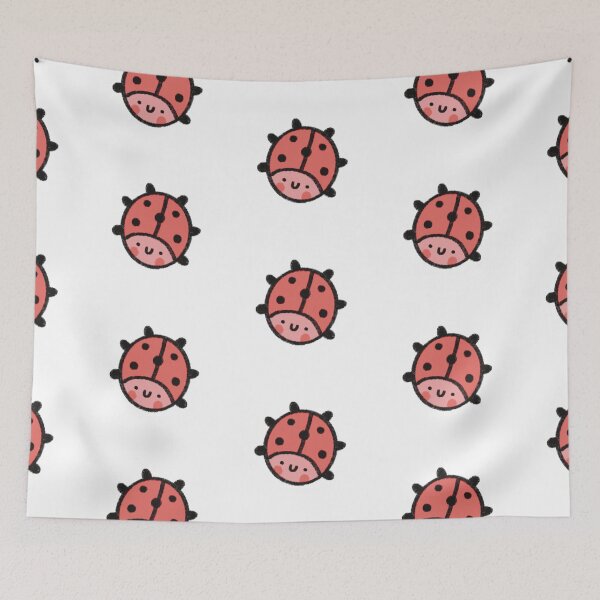 Item preview, cute ladybug doodle designed and sold by girlscape.