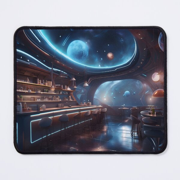 Item preview, Futuristic Space Coffee Shop designed and sold by tpixx.