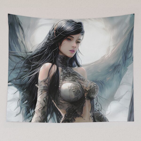 Item preview, MistHaven Angels - Digital Art of Hopeful Winged Defenders designed and sold by IsdinMisthaven.