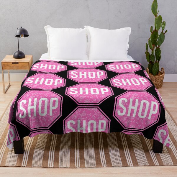 Item preview, Shopaholic Shopping Shopper Funny Shop Stop Sign Pink Floral designed and sold by GrandeDuc.