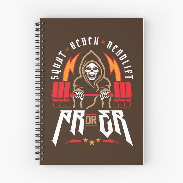 Item preview, PR or ER - Squat Bench Deadlift (Gym Reaper) Funny Gym Ego Lifting designed and sold by Brogress Project.