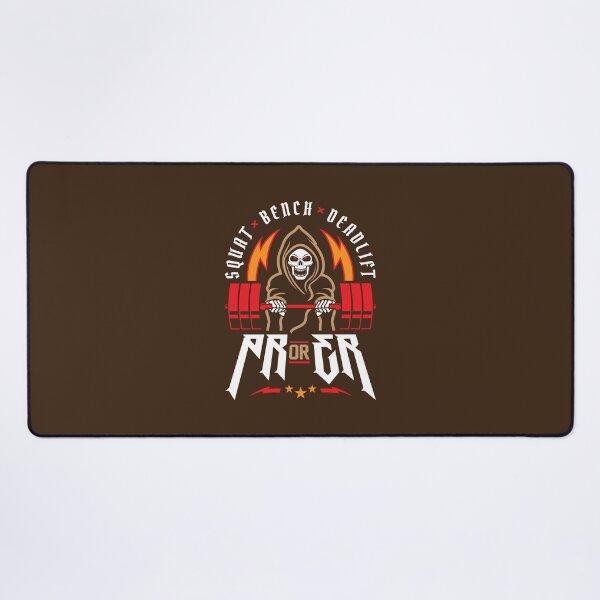 Item preview, PR or ER - Squat Bench Deadlift (Gym Reaper) Funny Gym Ego Lifting designed and sold by Brogress Project.