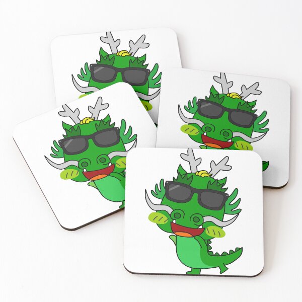 Item preview, Hipster Green Dragon designed and sold by EzezFolio.
