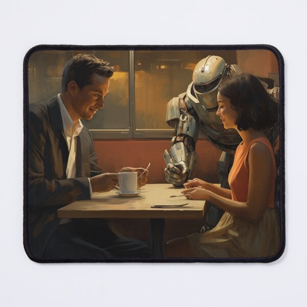 Item preview, A little help from my Killer Robot - Sci-Fi Artwork designed and sold by DW3WD.