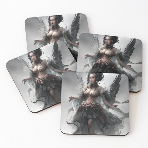 Item preview, MistHaven Angels - Digital Art of Winged Fighters in Action designed and sold by IsdinMisthaven.