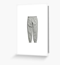Sweatpants Greeting Card