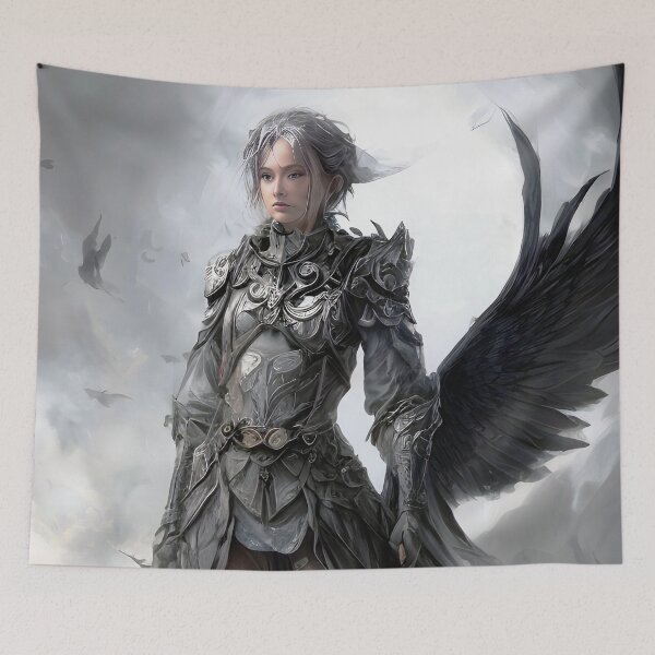 Item preview, MistHaven Angels - Ethereal Guardians in Post-Apocalyptic Realm designed and sold by IsdinMisthaven.