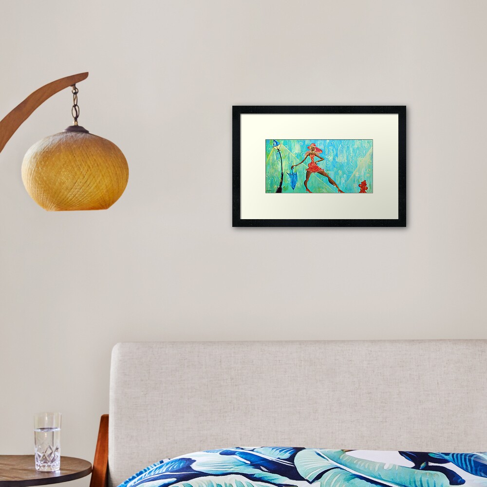 High Steppin Framed Art Print