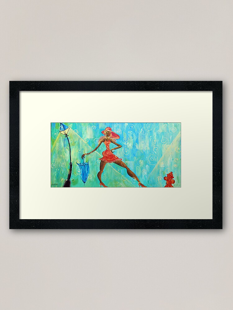 Alternate view of High Steppin Framed Art Print
