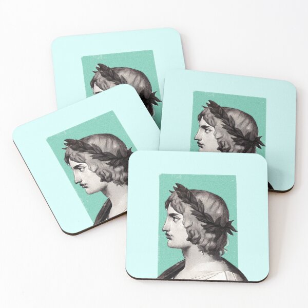 Item preview, Roman Poet Virgil - pistachio - illustration  designed and sold by Litstoy.