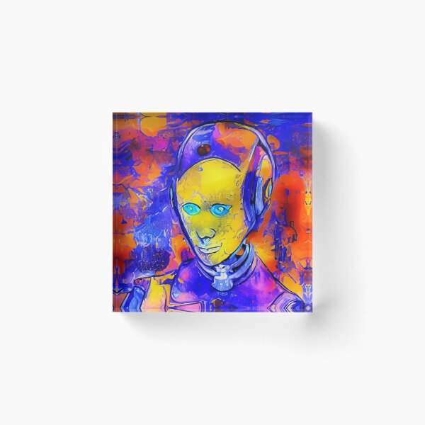 Item preview, Colorful robot figure designed and sold by Photopat.