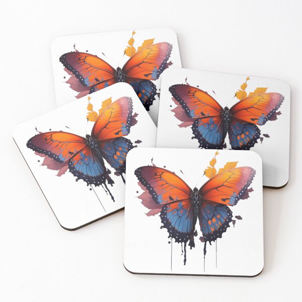 Item preview, Graceful Wings: Delicate Butterfly Artwork designed and sold by WildSpiritPaint.