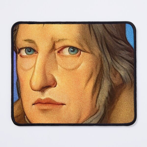 Item preview, German Philosopher Georg Wilhelm Friedrich Hegel - blue - illustration  designed and sold by Litstoy.