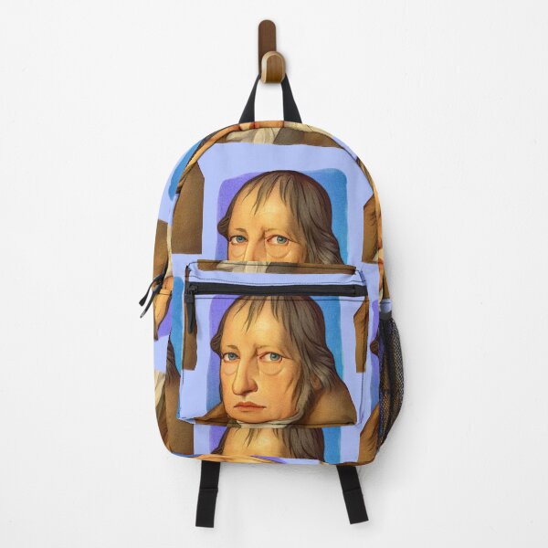 Item preview, German Philosopher Georg Wilhelm Friedrich Hegel - blue - illustration designed and sold by Litstoy.