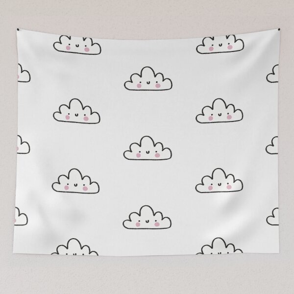 Item preview, cute cloud doodle designed and sold by girlscape.