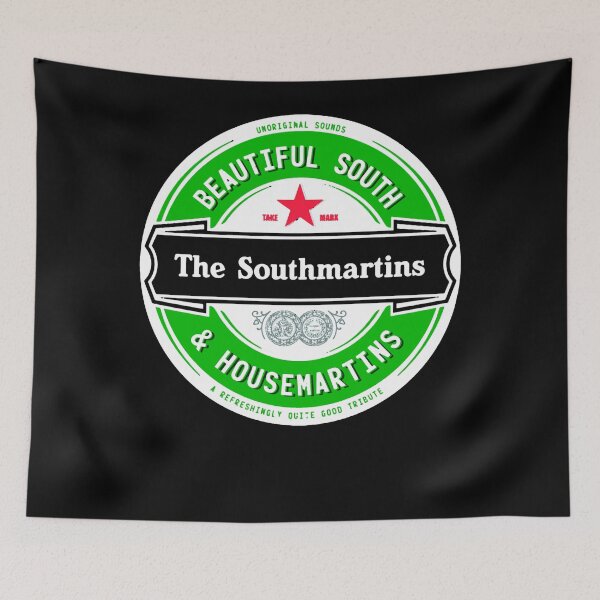 Item preview, The Southmartins beermat design (tribute band) designed and sold by LaurenceFontai.