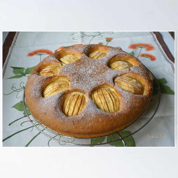Item preview, Gâteau suave aux pommes. designed and sold by Gilberte.