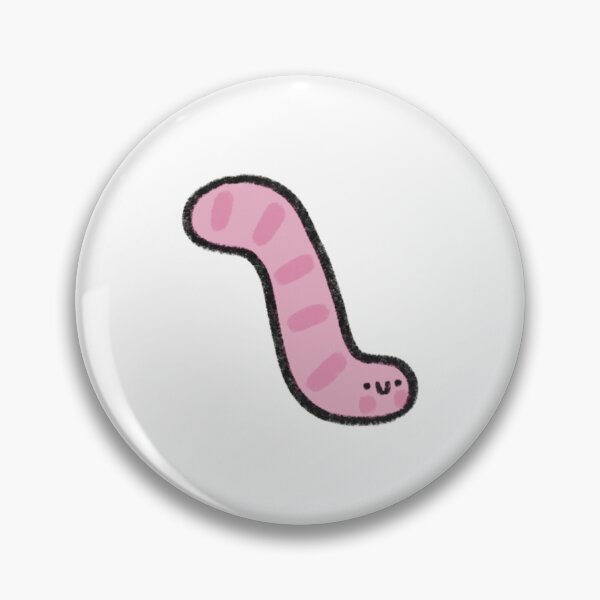Item preview, cute worm doodle designed and sold by girlscape.