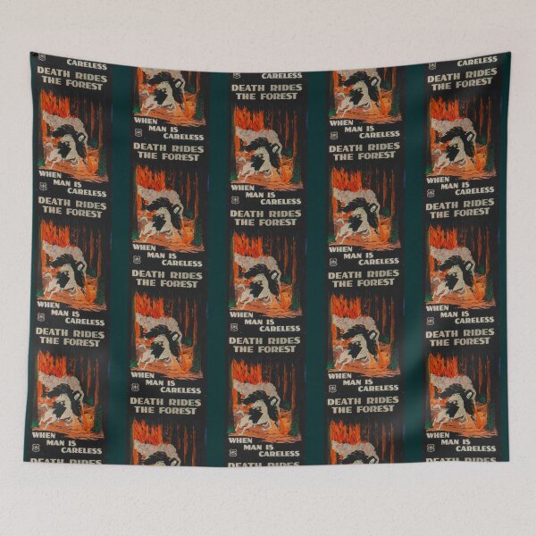 Item preview, Death Rides The Forest When Man Is Careless designed and sold by emettgrilli.
