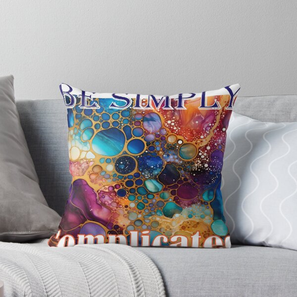 Item preview, Be Simply Complicated colorful work designed and sold by BlinkCP.