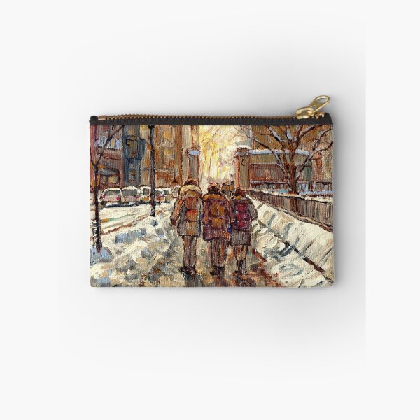 Item preview, SHERBROOKE STREET WINTER WALK MCGILL COLLEGE FENCE TO RODDICK GATE C SPANDAU CANADIAN ART FOR SALE designed and sold by Carole  Spandau.