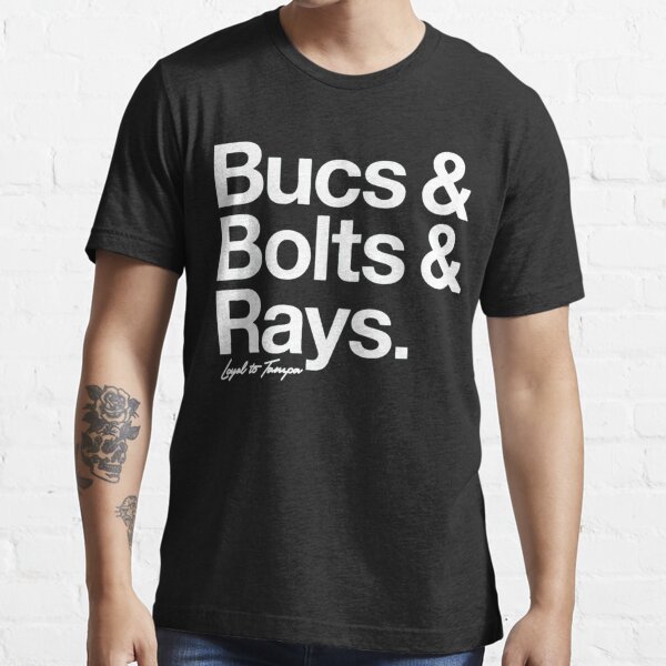 : Retro Vintage Bucs Bolts Rays T-Shirt : Clothing