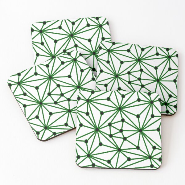 Item preview, Abstract geometric pattern - green. designed and sold by K.S ART.