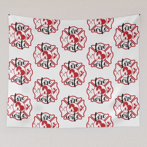 Item preview, FW23Wildland Fire Wife with Maltese Cross designed and sold by emettgrilli.