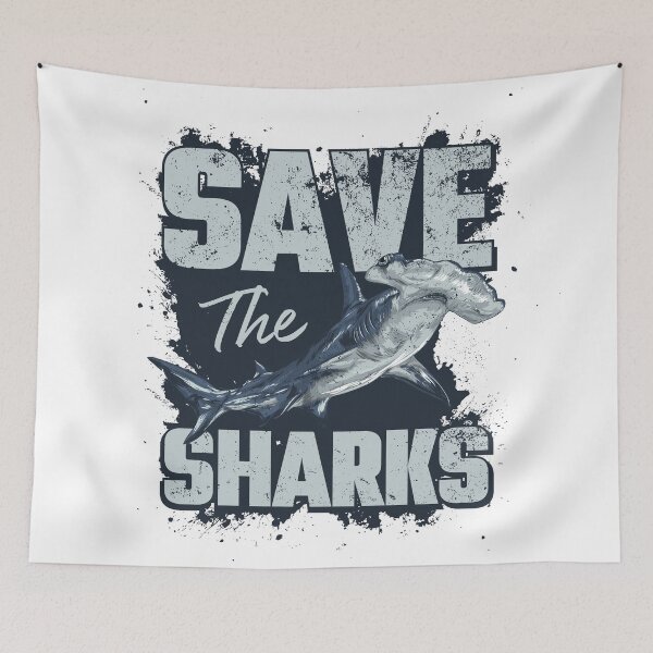 Item preview, Save the sharks designed and sold by addict2reading.