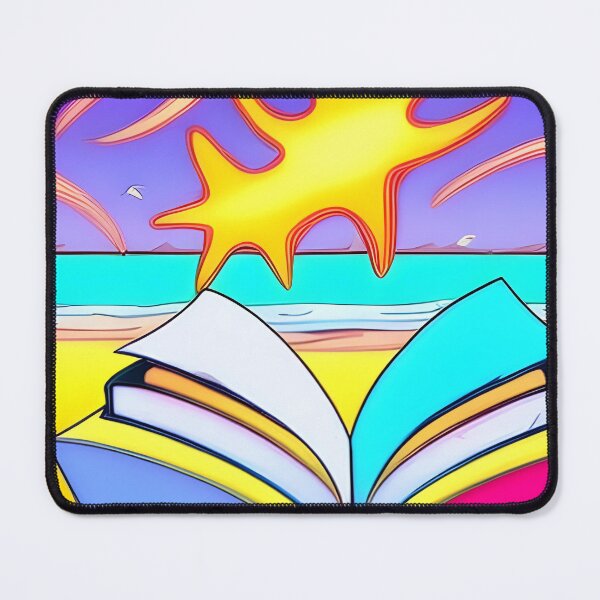 Item preview, Books & Summer designed and sold by LiteraryInk.