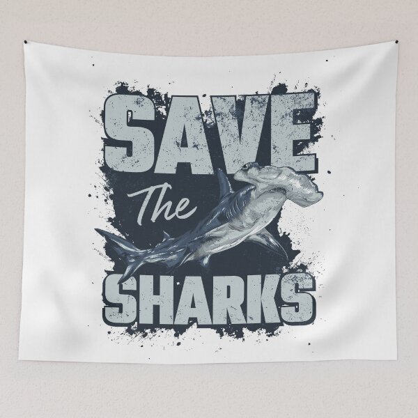 Item preview, Save the sharks designed and sold by addict2reading.
