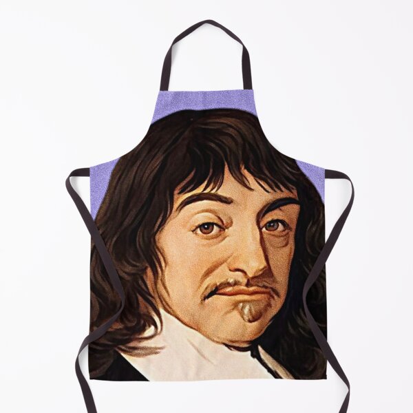Item preview, French Philosopher René Descartes - purple - illustration designed and sold by Litstoy.