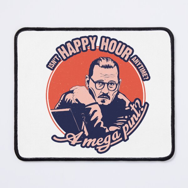 Item preview, A mega pint Isn&39;t happy hour anytime designed and sold by SwaggerGambleA.