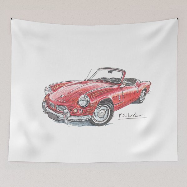 Item preview, Triumph Spitfire in red designed and sold by Francohanekom.