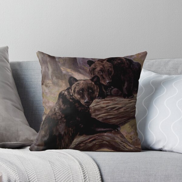 Item preview, Vintage Brown Bear Painting (1909)  designed and sold by BravuraMedia.
