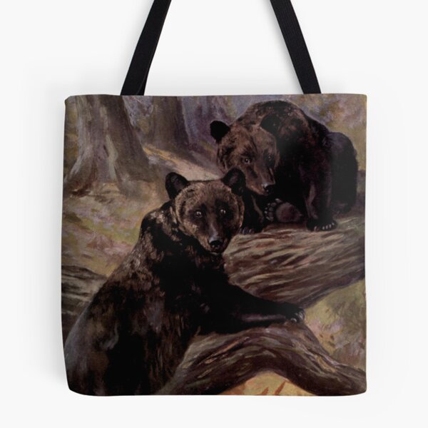 Item preview, Vintage Brown Bear Painting (1909)  designed and sold by BravuraMedia.