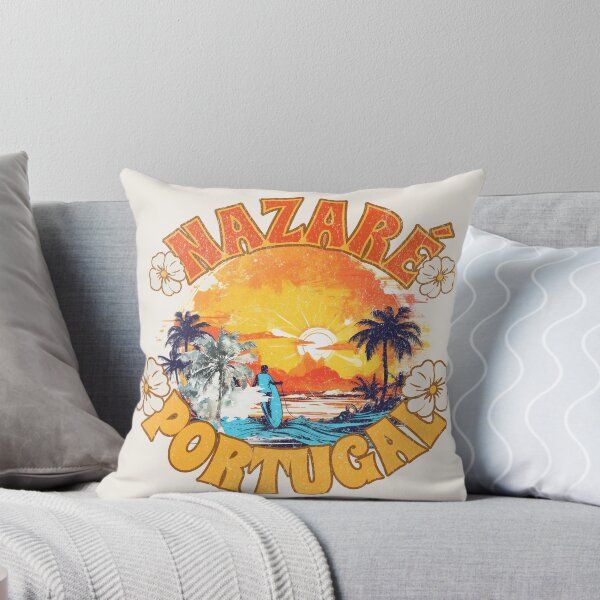 Item preview, Nazaré, Portugal Retro Sunset Surfer  Design designed and sold by PatriciaReyes.