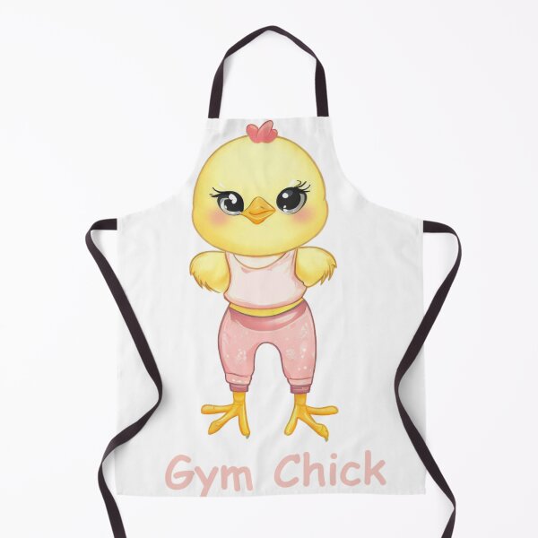 Item preview, Gym Chick - Cute Baby Chicken Workout Design designed and sold by SpendieSellers.