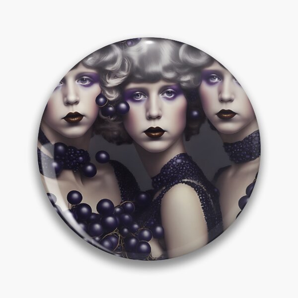 Item preview, [AI Art] Black Currant Twins, Disco Style designed and sold by Sissle.