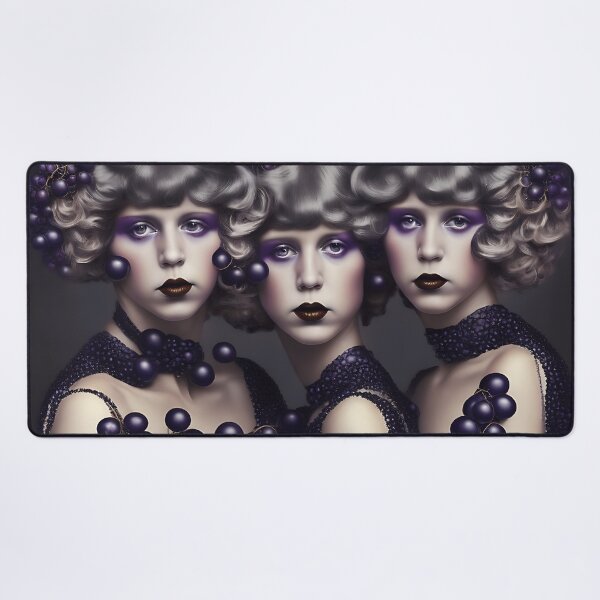 Item preview, [AI Art] Black Currant Twins, Disco Style designed and sold by Sissle.