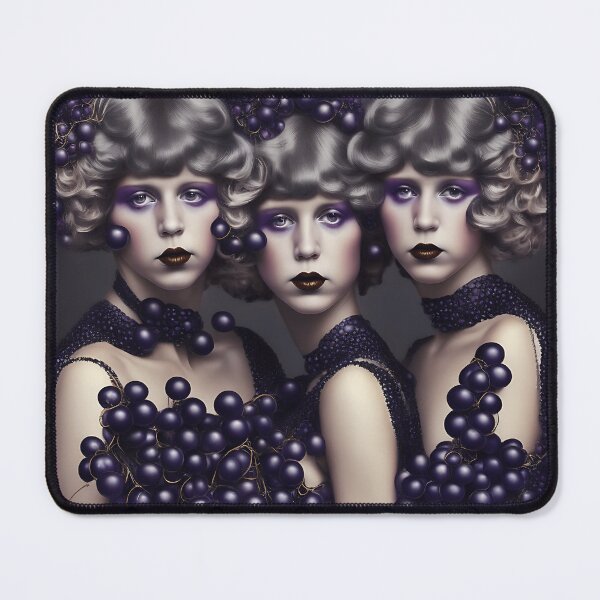 Item preview, [AI Art] Black Currant Twins, Disco Style designed and sold by Sissle.