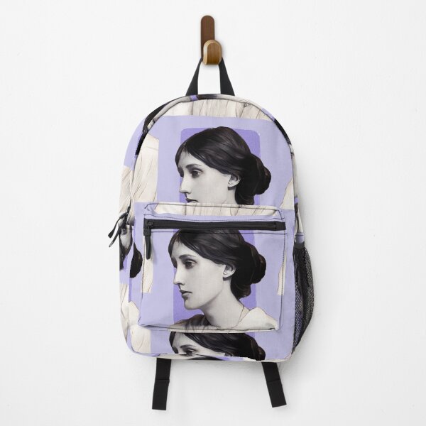 Item preview, English Writer Virginia Woolf - purple - illustration designed and sold by Litstoy.