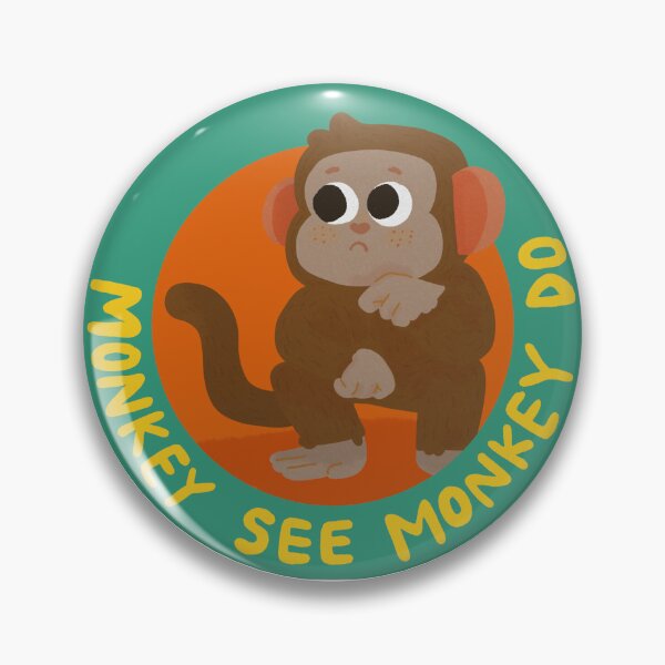 Item preview, Monkey see Monkey Do designed and sold by Childish by Design.