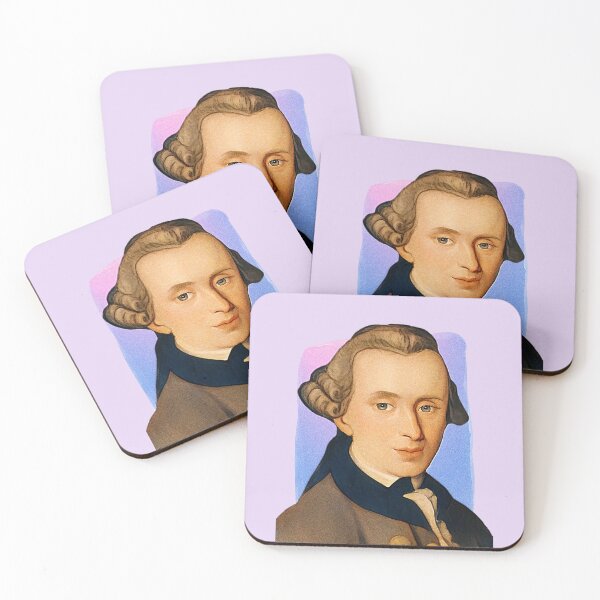 Item preview, German Philosopher Immanuel Kant - purple pink - illustration  designed and sold by Litstoy.