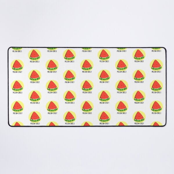 Item preview, Melon-choly Funny Sad Watermelon Puns  designed and sold by punnybone.