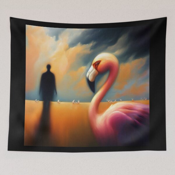 Item preview, Spirit Animal Flamingo 1 designed and sold by CrankyOldDude.