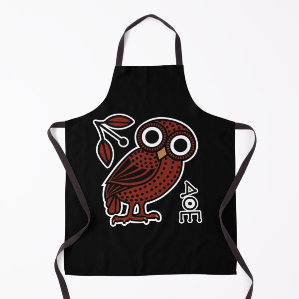 Item preview, Cute Athenian owl inspired by the ancient Greek art on the Tetradrachm coin designed and sold by Happy Puppy Print On Demand.